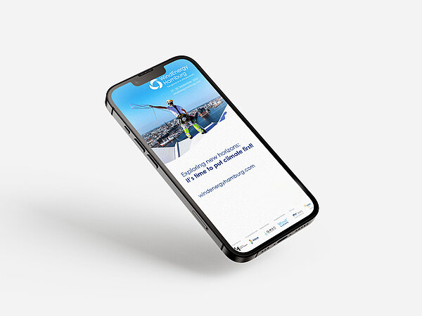 WindEnergy 2022 App Mockup WindEnergy Hamburg app